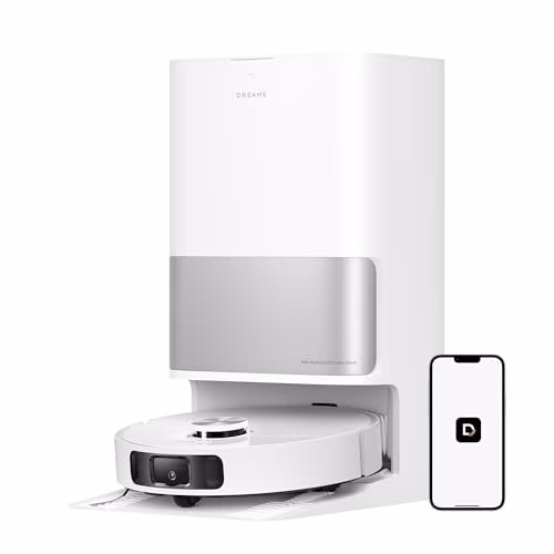 DREAME L10s Ultra Gen 2 Robot Aspirateur Laveur 10 000 Pa, Technologie MopExtend RoboSwing, Base Entièrement Automatique, Mode Animaux, 32 réglages de niveau d'eau, Système de lavage des sols DuoScrub